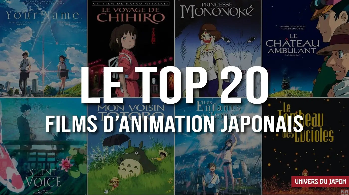 Top 20 Meilleurs Films d'Animation Japonais