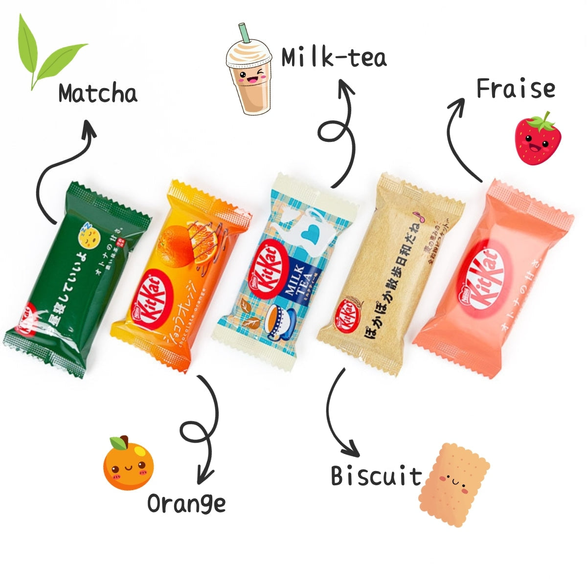Box 44 Mini KitKat Japonais