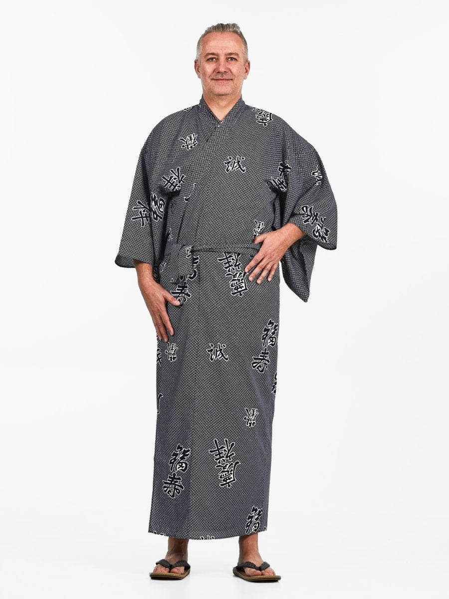 Kimono Yukata Homme Yorokobi - S
