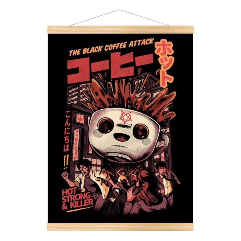 Affiche Japonaise Black Coffee - A3