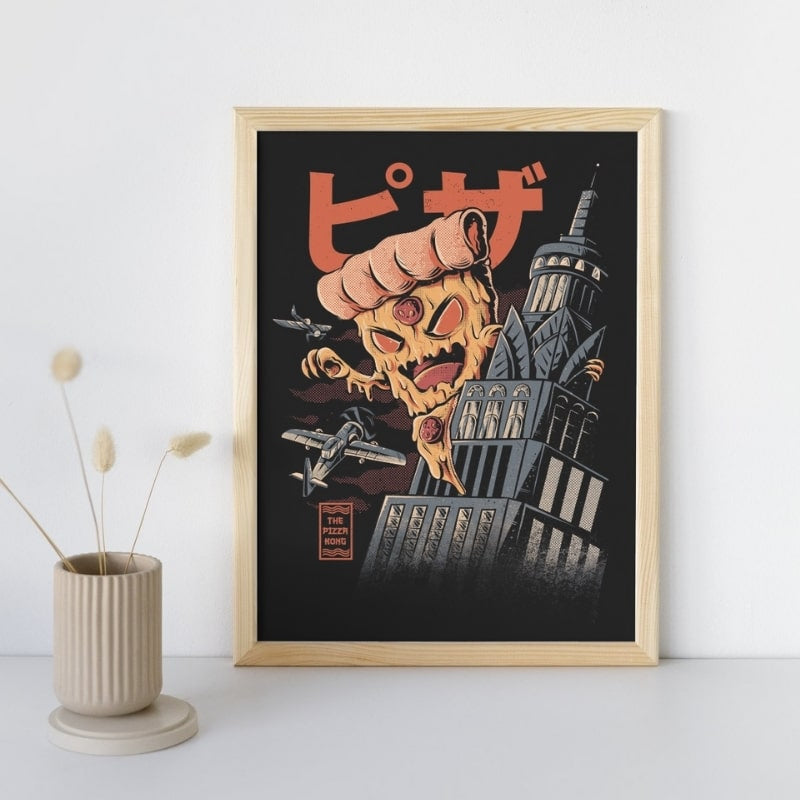 Affiche Japonaise Godpizza - A3