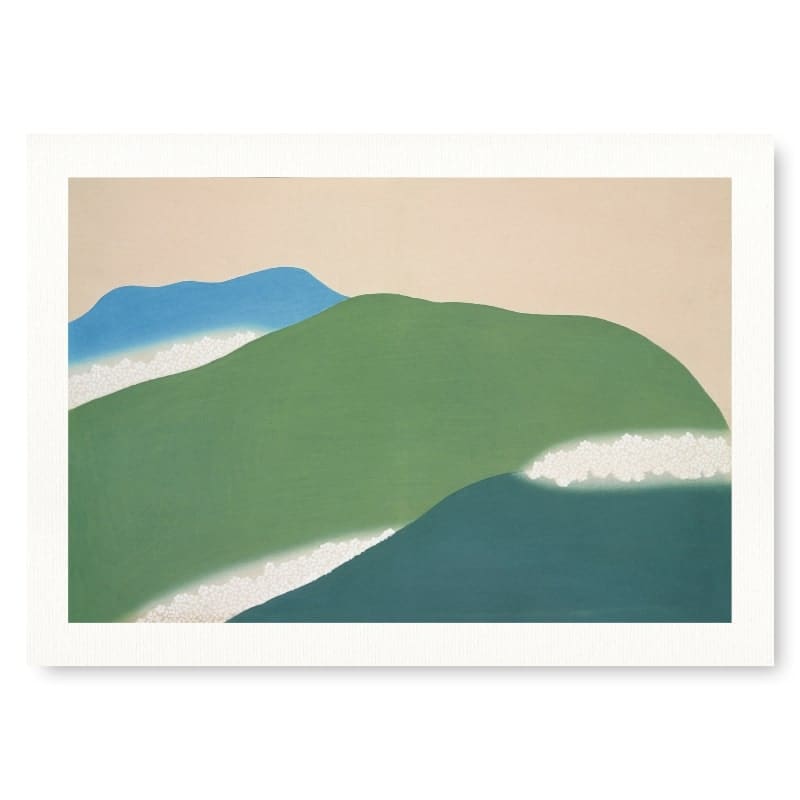 Affiche Japonaise Montagnes - A3