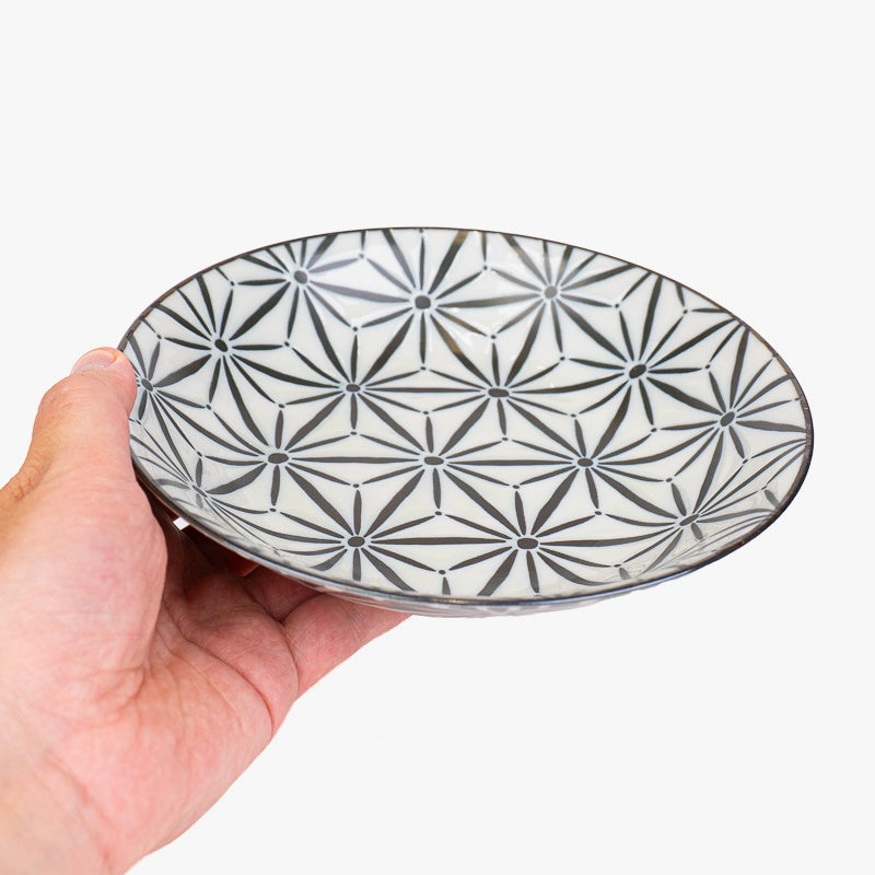 Assiette Creuse Japonaise Motif Asanoha