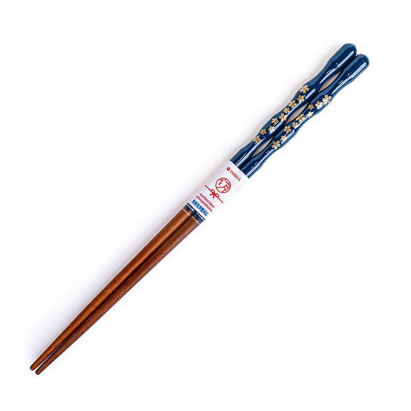 Baguettes Japonaises Forme Ondulée Sakura Bleu