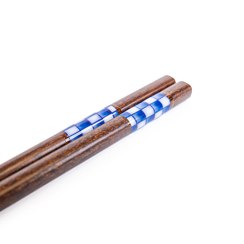 Baguettes Japonaises Ichimatsu Indigo