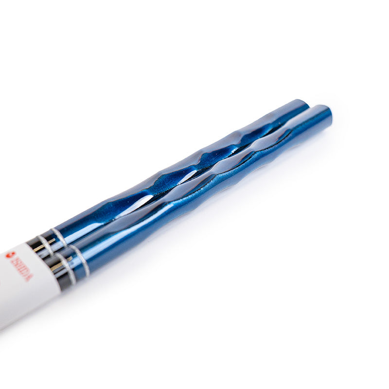 Baguettes Japonaises Laquées Bleues