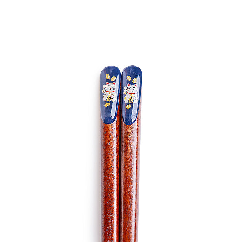 Baguettes Japonaises Maneki Neko Porte-Bonheur
