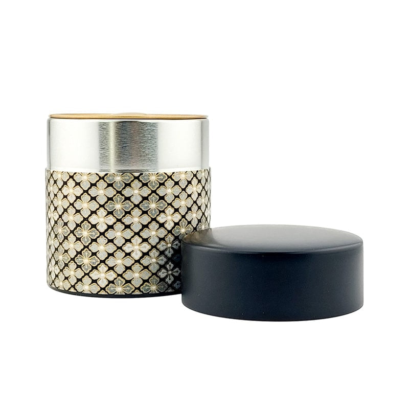 Boîte à Thé Japonaise Kuro Hanabishi