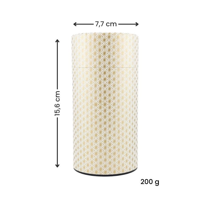 Boîte à Thé Japonaise Washi Asanoha
