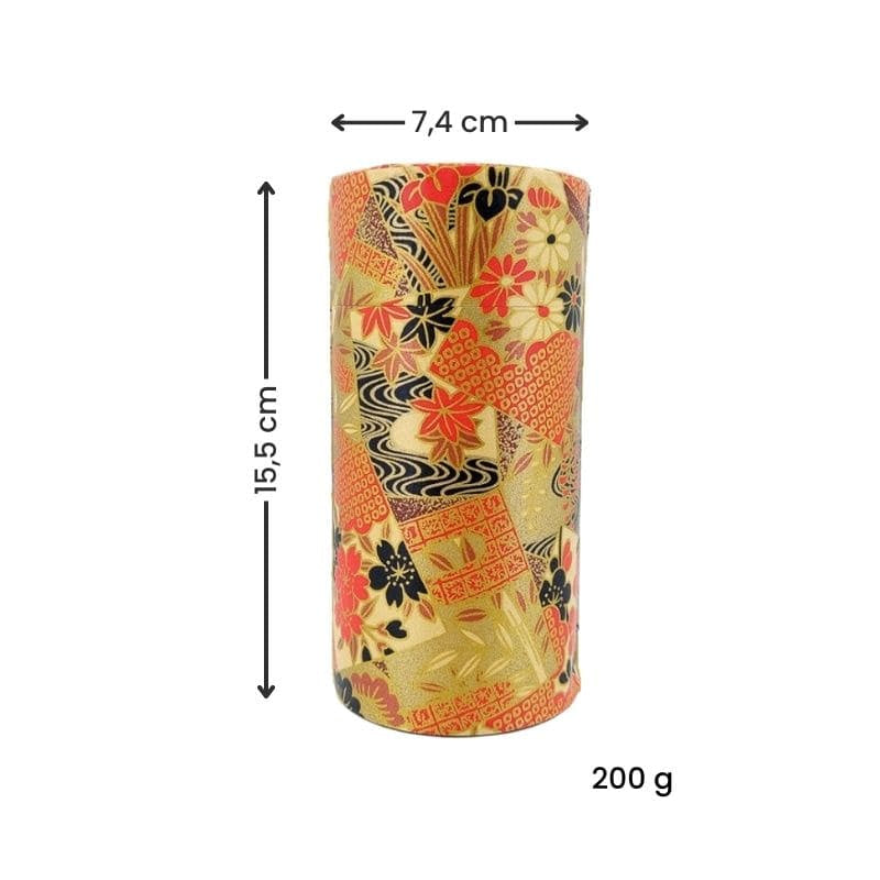 Boîte à Thé Japonaise Washi Hana