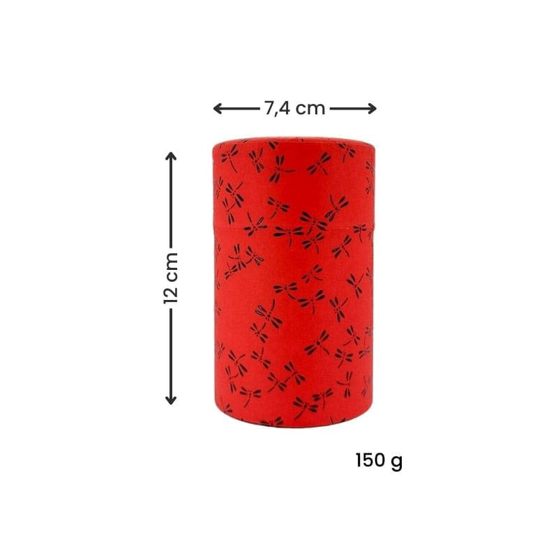 Boîte à Thé Vrac Libellule Rouge