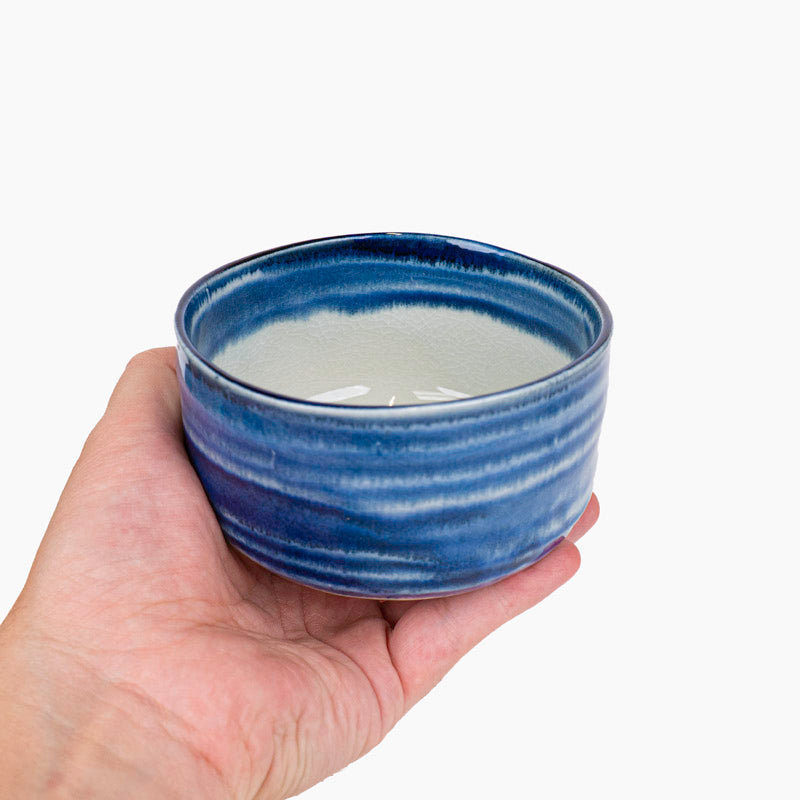 Bol à Matcha Japonais Bleu Cobalt