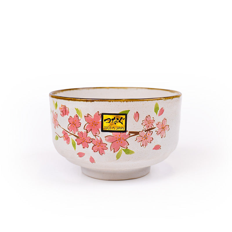 Bol à Matcha Japonais Fleurs de Cerisier
