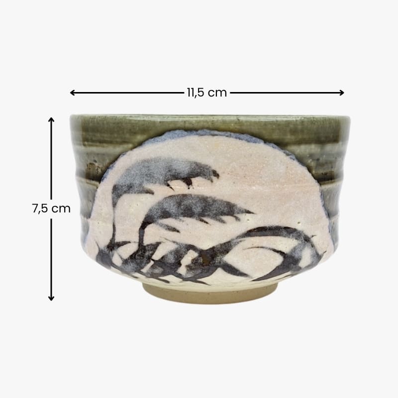 Bol à Matcha Japonais Oribe Ashi