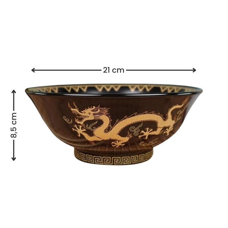 Bol à Ramen Japonais Noir