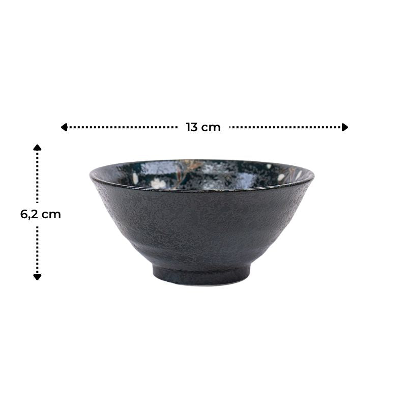 Bol à riz Japonais Kuro Sakura
