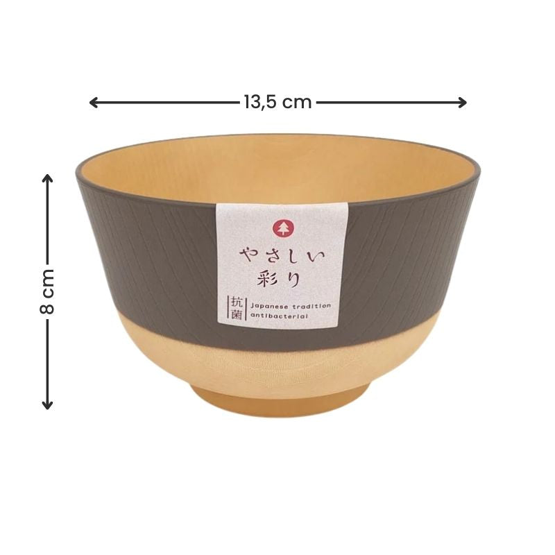Bol à Riz Japonais Walnut