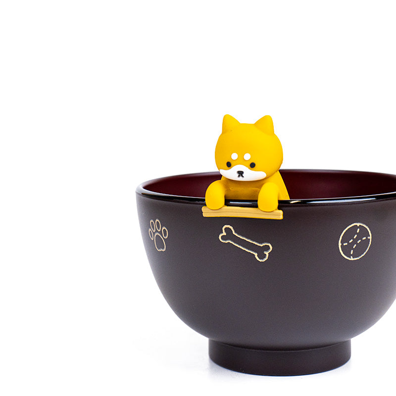 Bol à Soupe & Repose-Baguettes Shiba Inu