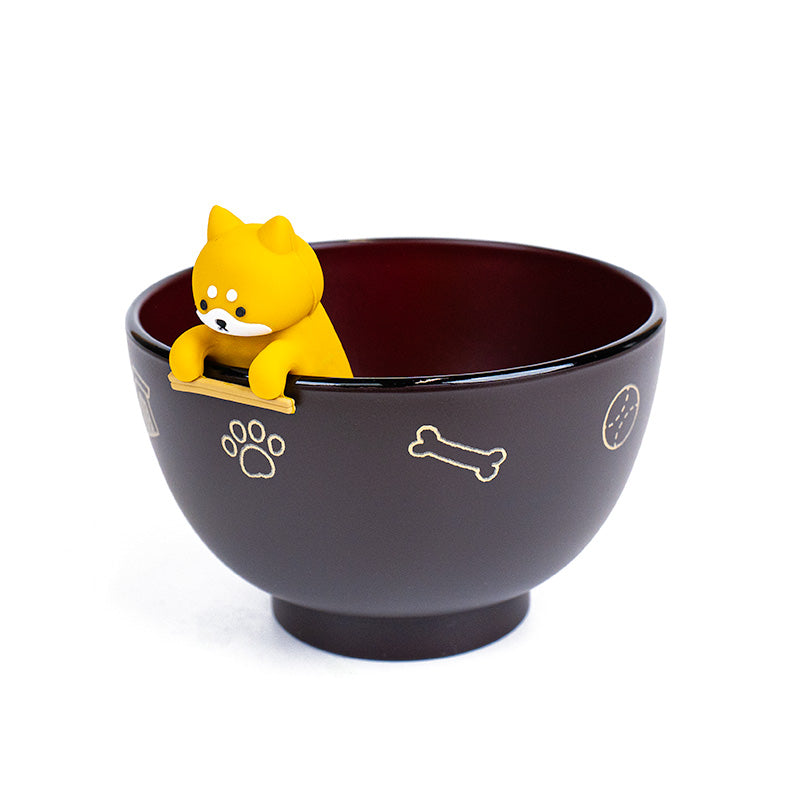 Bol à Soupe & Repose-Baguettes Shiba Inu