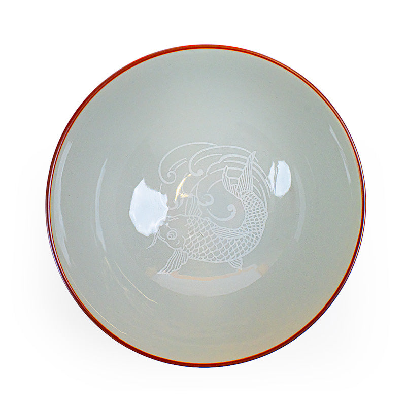 Bol Japonais Céramique Carpe Koï