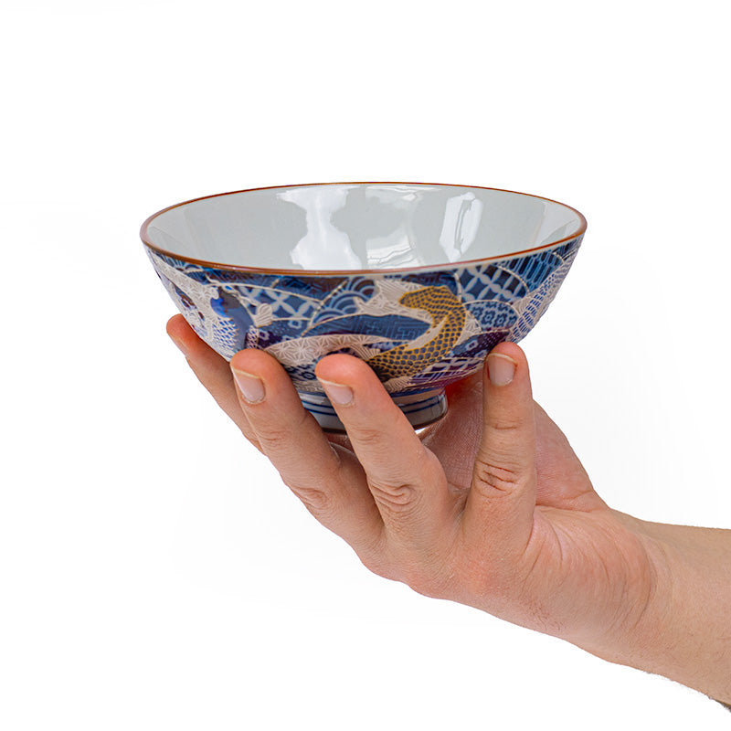 Bol Japonais Céramique Carpe Koï