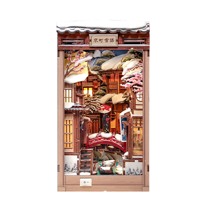 Book-Nook Japonais Kyoto Snow Whisper