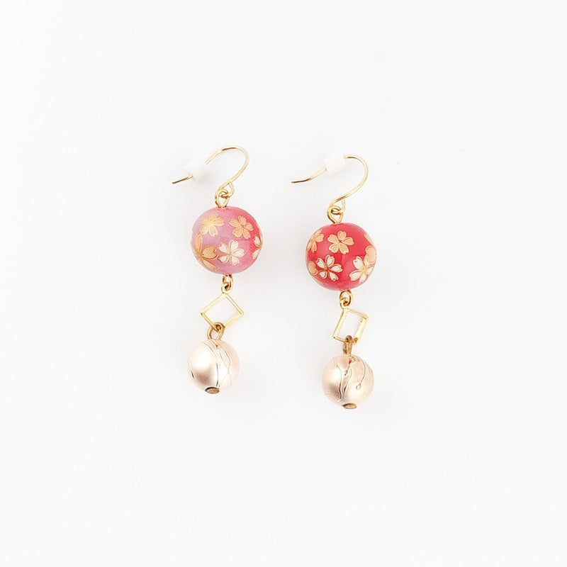 Boucles d’Oreilles Japonaises Cherry Rose
