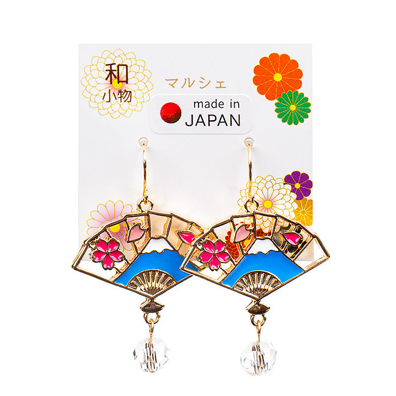 Boucles d’Oreilles Japonaises Fuji Sensu