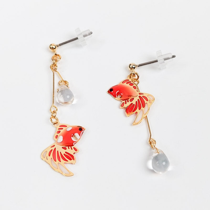 Boucles d’Oreilles Japonaises Goldfish