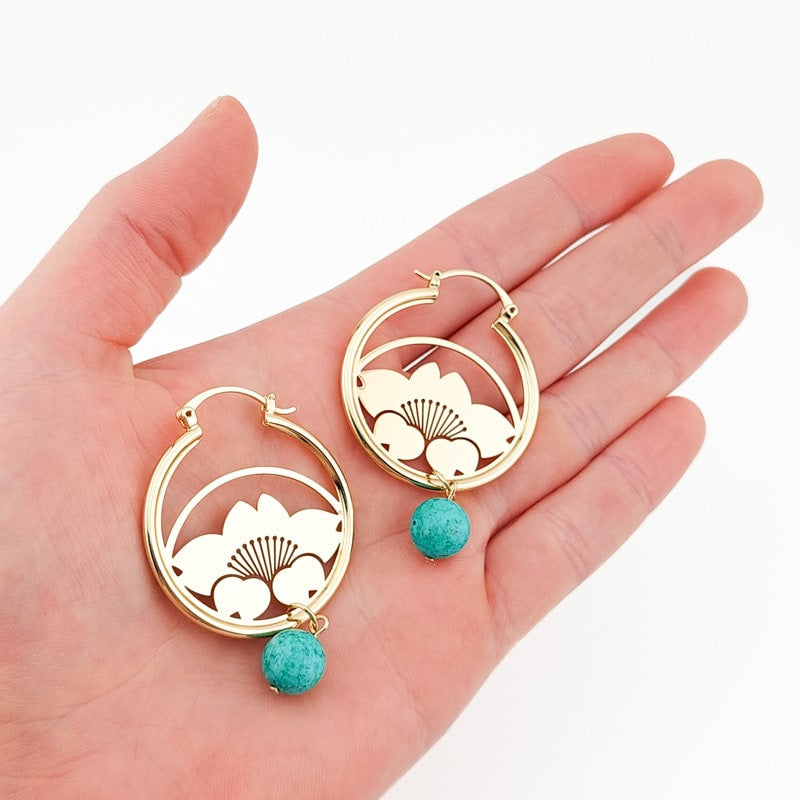 Boucles d’Oreilles Japonaises Hana Kamon