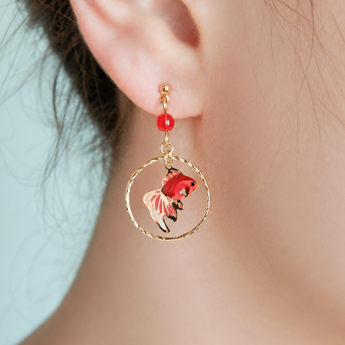Boucles d’Oreilles Japonaises Kingyo
