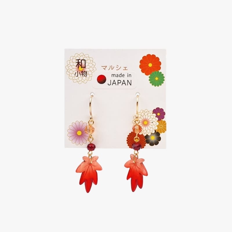 Boucles d’Oreilles Japonaises Momiji