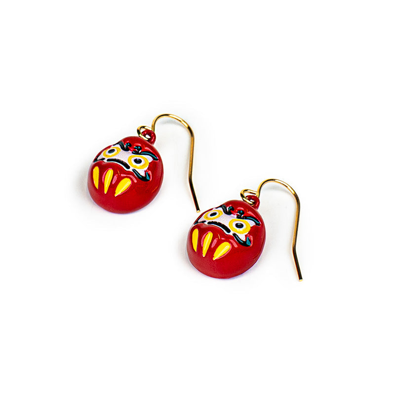 Boucles d’Oreilles Japonaises Petit Daruma