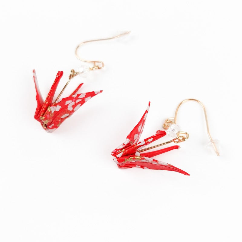 Boucles d’Oreilles Origami Aka