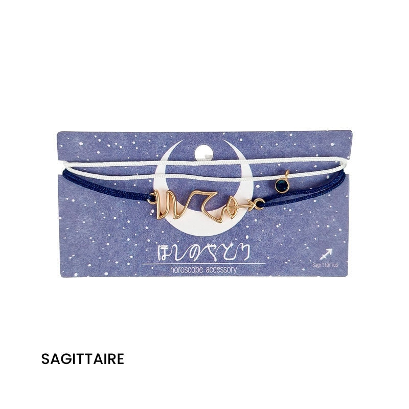 Bracelet Japonais Signe du Zodiaque - Sagittaire