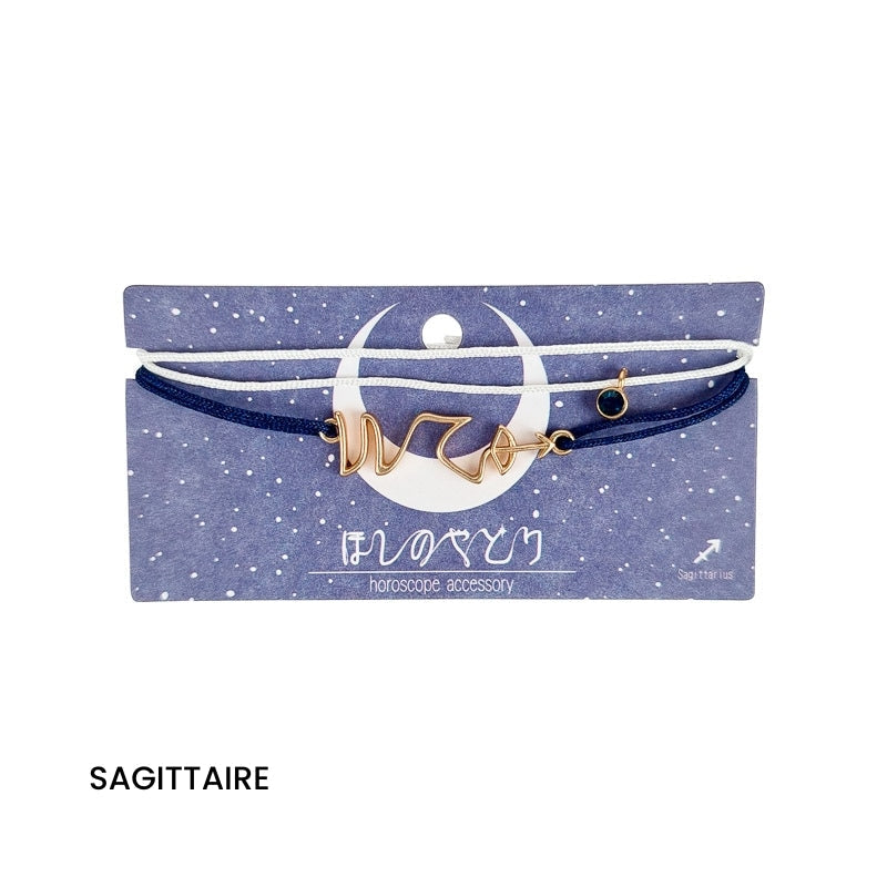 Bracelet Japonais Signe du Zodiaque - Sagittaire