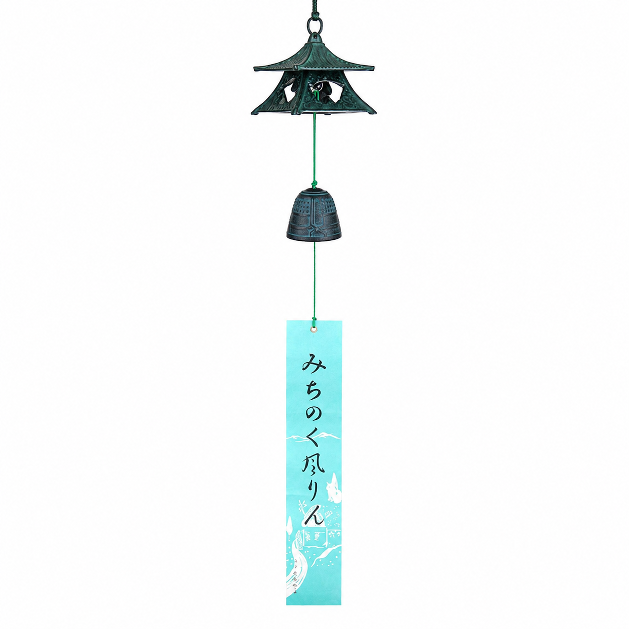Carillon Fūrin en Fonte Nanbu et Temple Japonais
