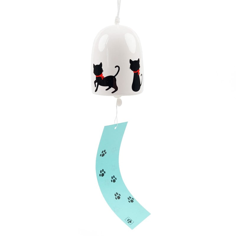Carillon Japonais Chat Noir