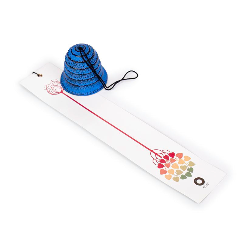 Carillon Japonais Fūrin Hamon Bleu