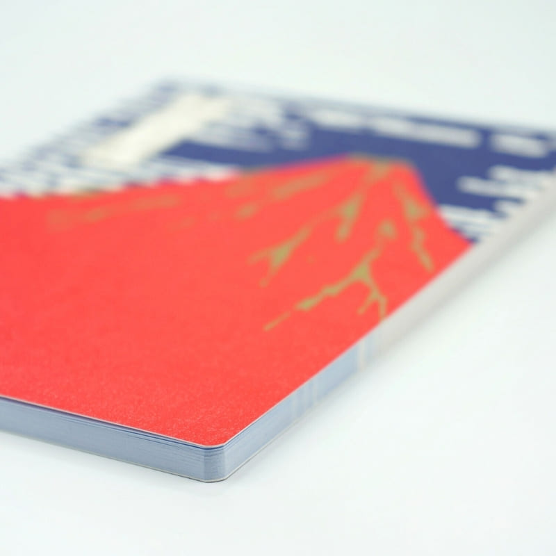 Carnet Japonais Mont Fuji Rouge