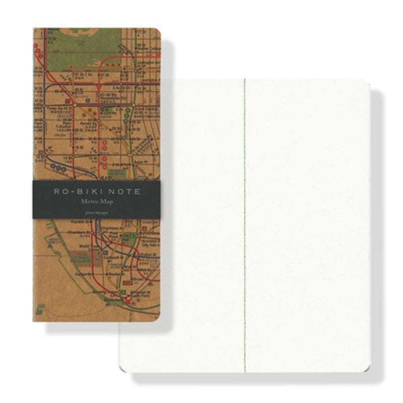 Carnet Ro-Biki Note Metro Map