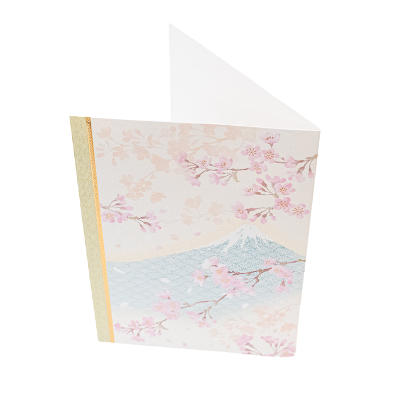 Carte Japonaise Mont Fuji et Cerisiers