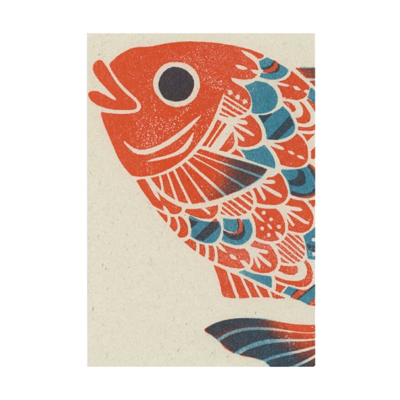 Carte Postale Japonaise Daurade