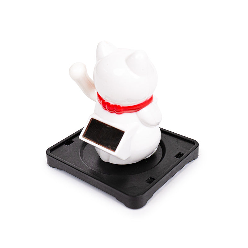 Chat Maneki Neko Solaire Articulé - Famille