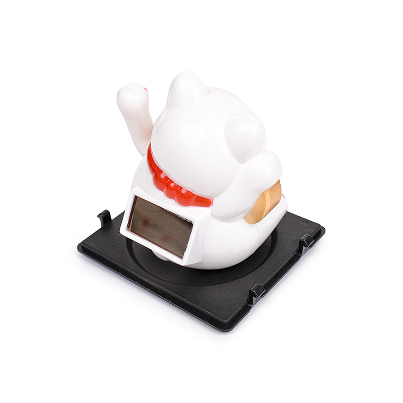 Chat Maneki Neko Solaire Articulé - Fortune