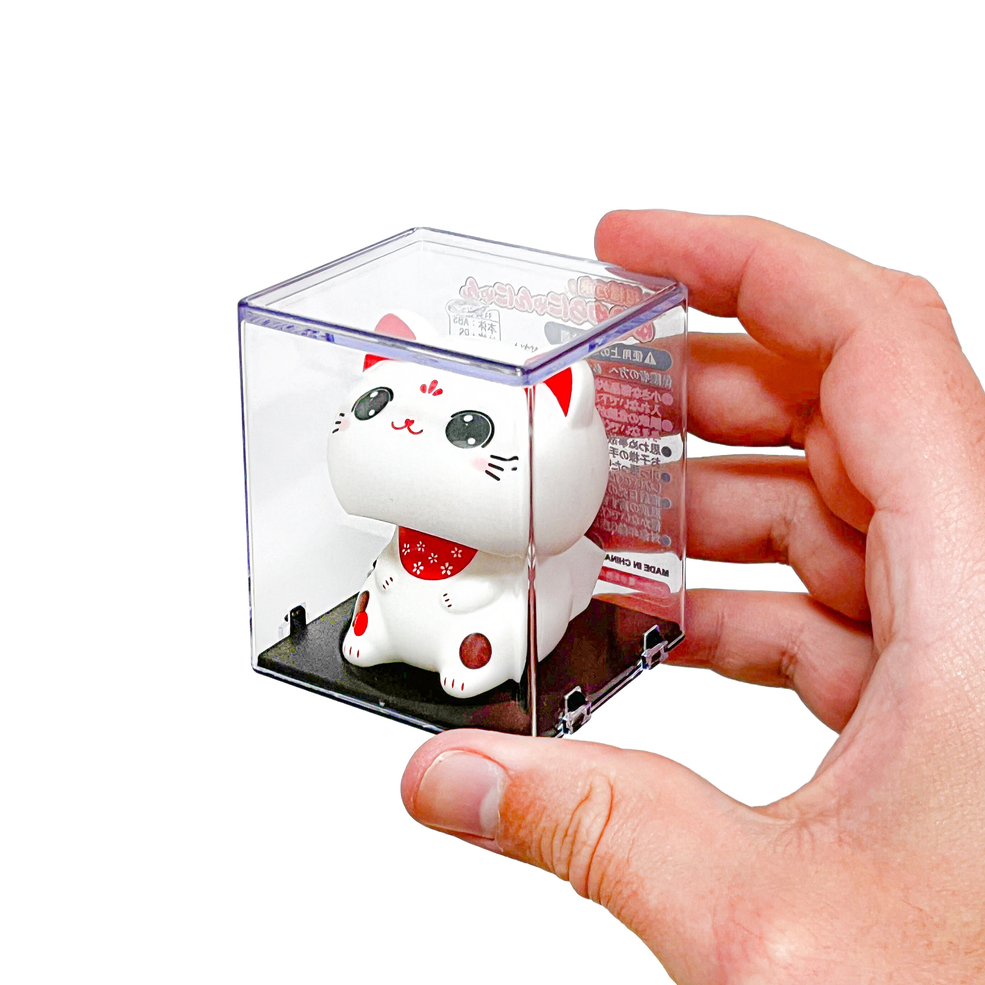 Chat Porte-Bonheur Solaire Articulé - Kawaii