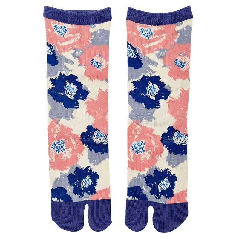 Chaussettes Japonaises Camélia - EU 36-40