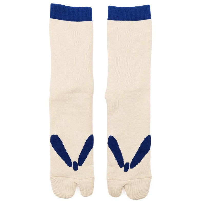 Chaussettes Japonaises Tongs Beige Univers du Japon