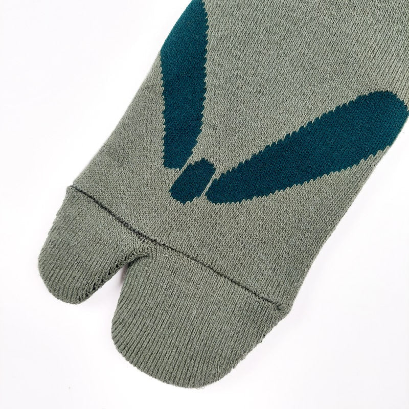 Chaussettes Japonaises Tongs - Vert - EU 37-42