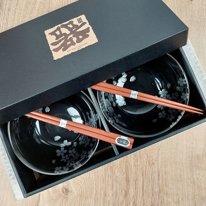 Coffret 2 Bols Japonais Hanami